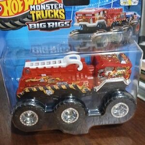 5 Alarm Monster Trucks Big Rigs - Red and White